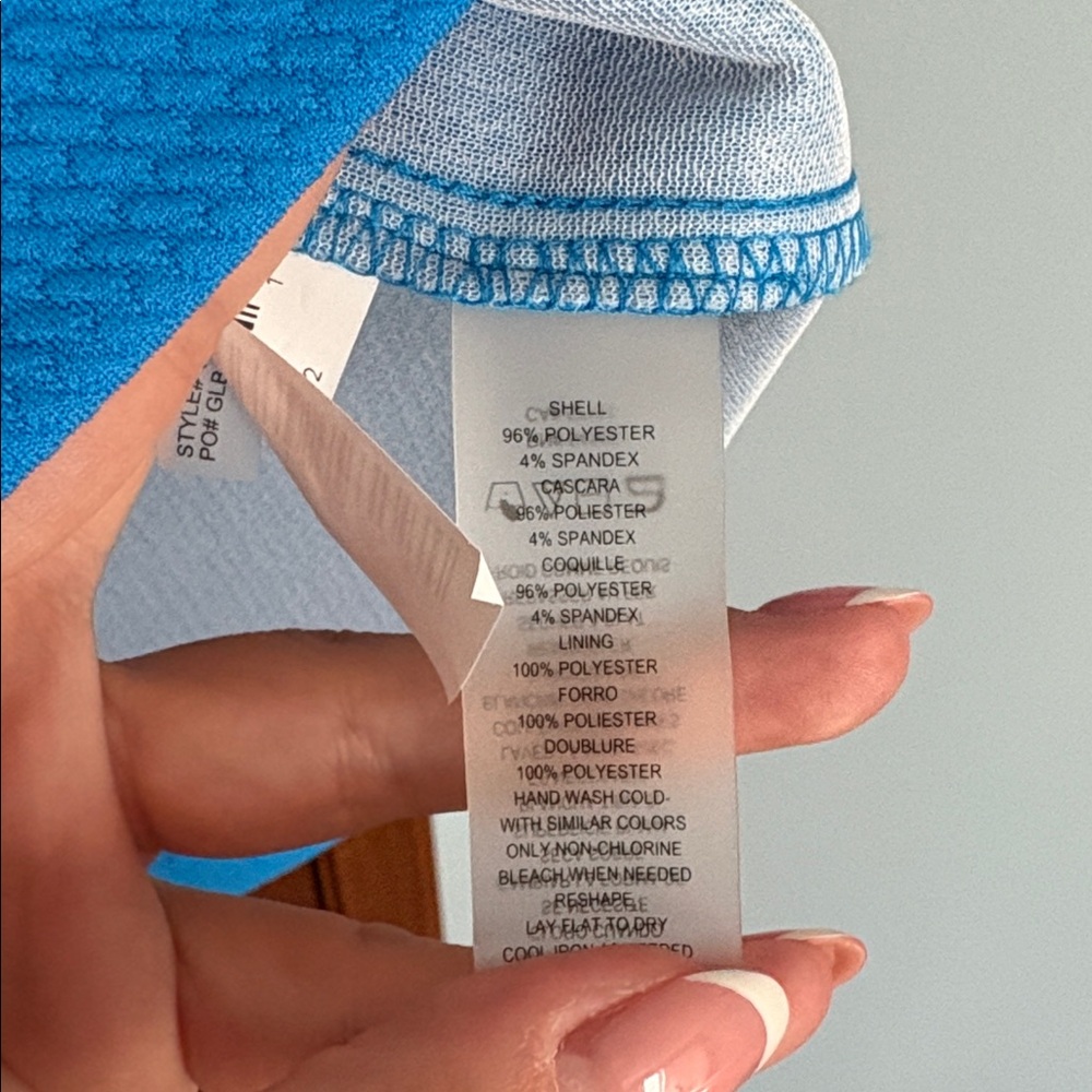 Vince Camuto | Blue Dress with White Detailing - Picture 5 of 8